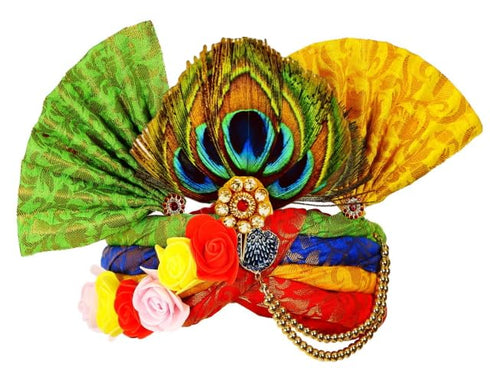 Blu Vapour Krishna Pagri For Janmashtami